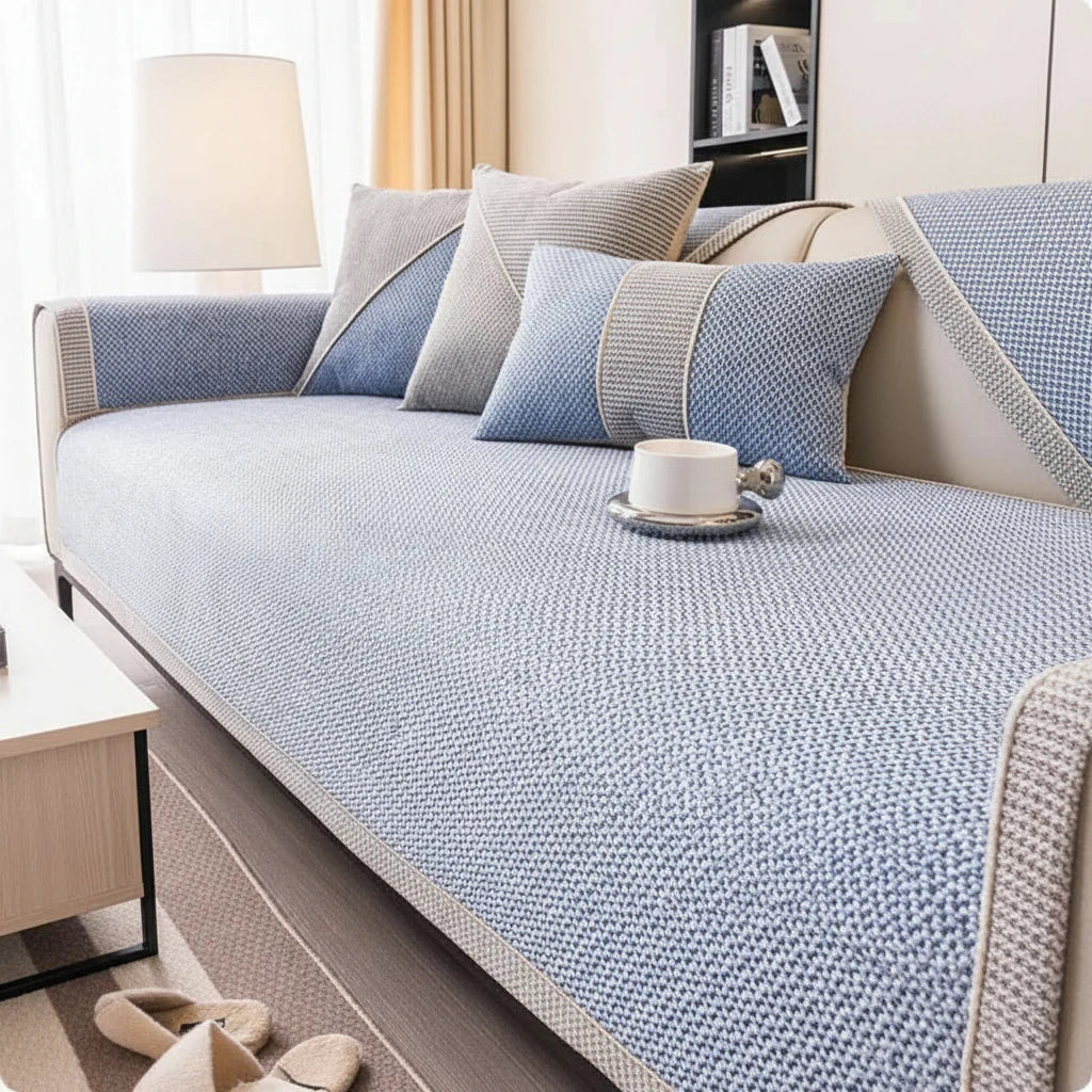 Vexon Non-Slip Cotton-Linen Sofa Cover for All Seasons VexonGear