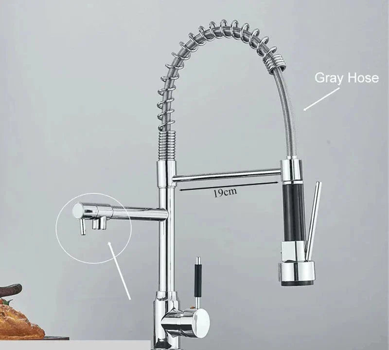 Professional Kitchen Faucet | Pull-Out Spray with 360° Rotation VexonGear