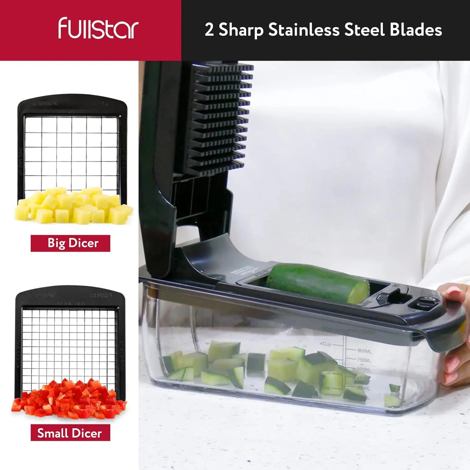 Multi-Function Vegetable Chopper | 6-in-1 Food Prep System VexonGear