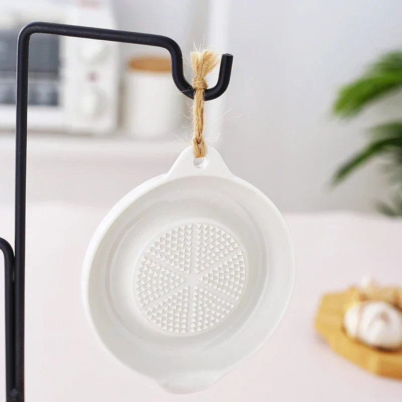 Ceramic Kitchen Grater | Premium White Grating Plate VexonGear