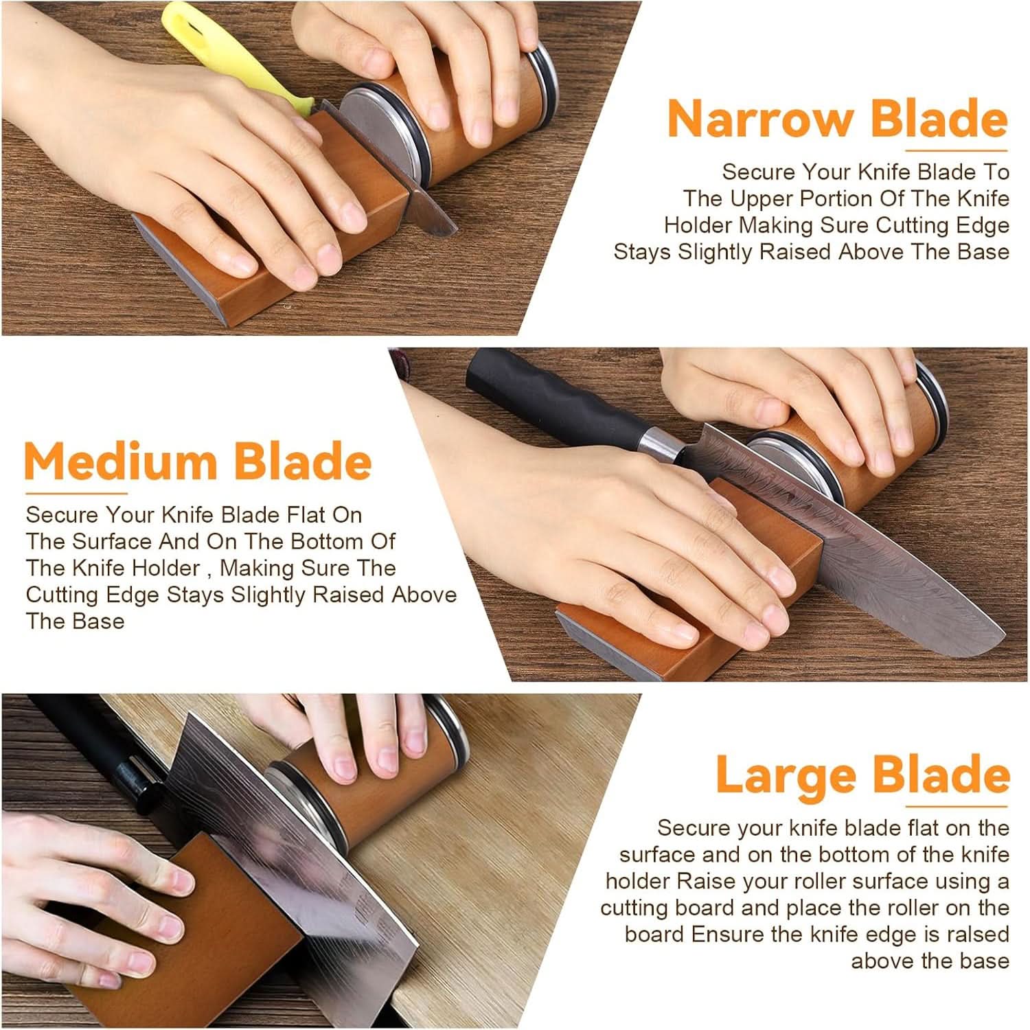Vexon Pro Knife Sharpener with Diamond Roller