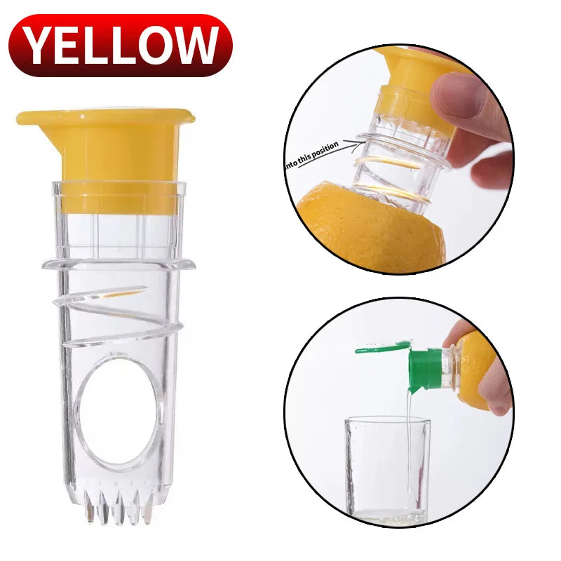 Manual Citrus Juicer | Handheld Lemon Orange Squeezer With Strainer VexonGear