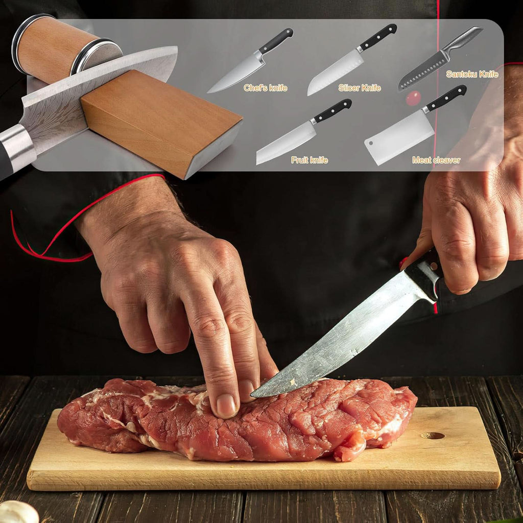 Vexon Pro Knife Sharpener with Diamond Roller