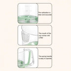 Kitchen Mixing Cup | Manual Stirring Beater With Spring Handle VexonGear