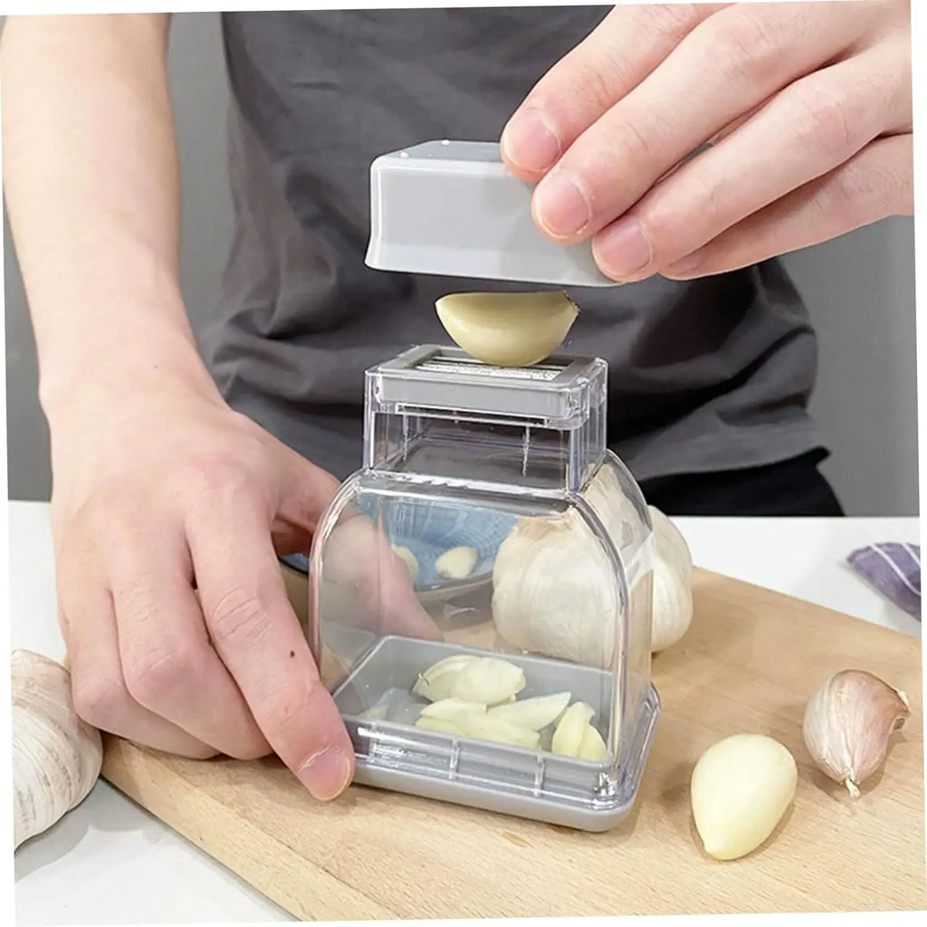 Kitchen Garlic Press | Quick-Cut Container Design VexonGear