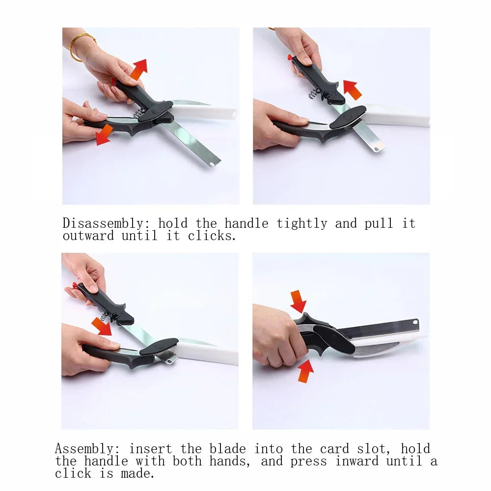 Smart Kitchen Scissors | 2-in-1 Cutting Board Design VexonGear