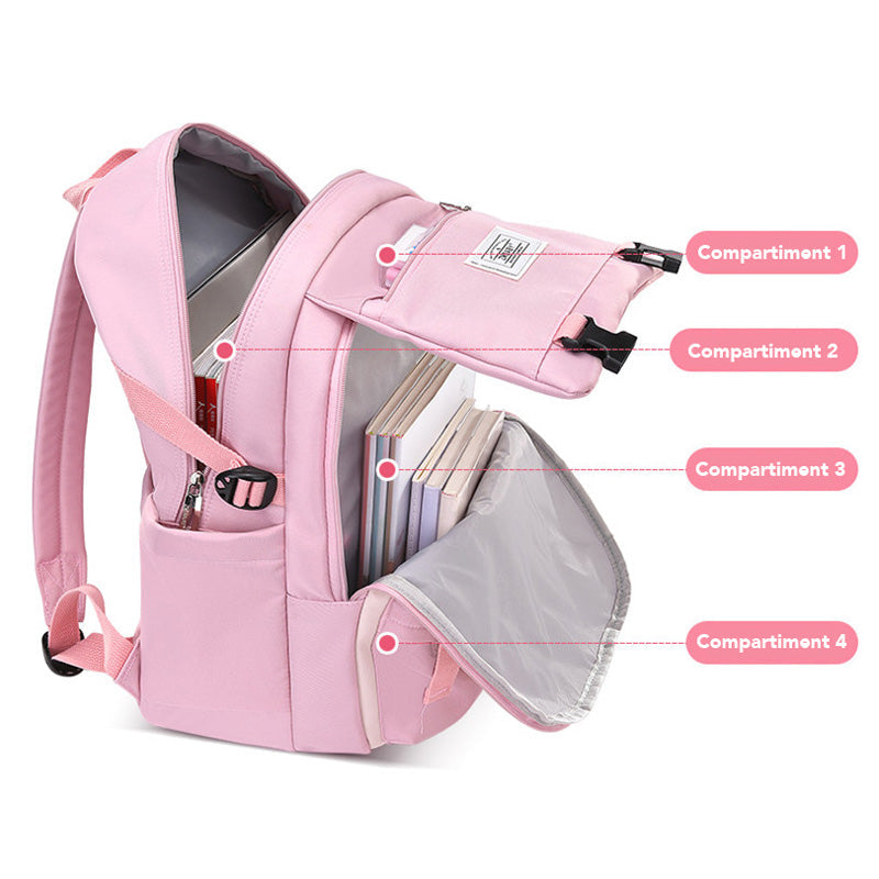 Modern School Backpack | Multi-Pocket Design With Front Storage VexonGear