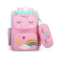 Kids Unicorn School Backpack | Rainbow Design With Matching Pencil Case VexonGear