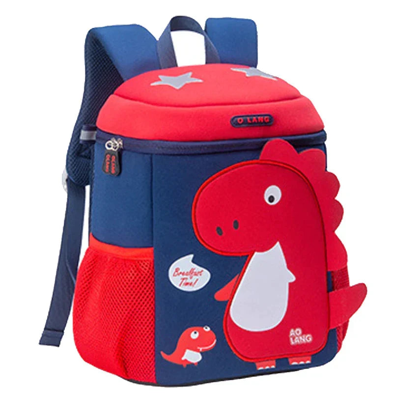 Kids Dinosaur Backpack | 3D Design With Mesh Pockets VexonGear