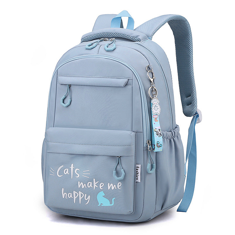 Kawaii School Backpack | Cat Design With Multiple Compartments VexonGear