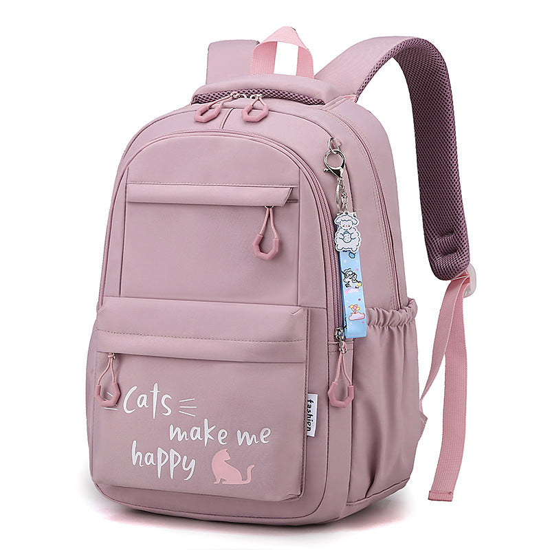 Kawaii School Backpack | Cat Design With Multiple Compartments VexonGear