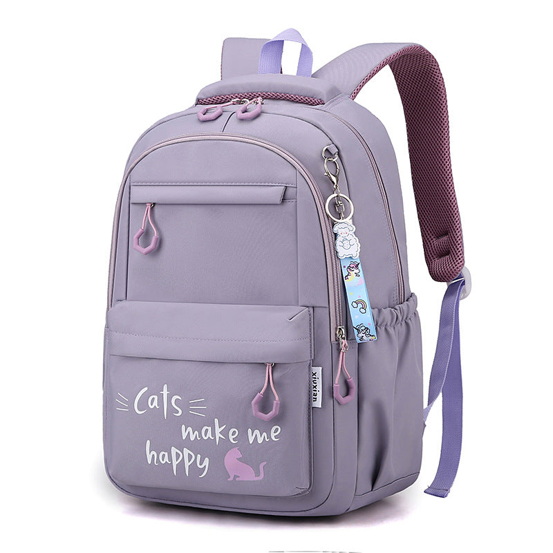 Kawaii School Backpack | Cat Design With Multiple Compartments VexonGear