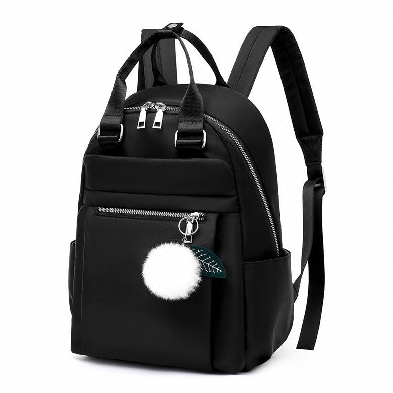 Modern School Backpack | Minimalist Design With Pom Pom Charm VexonGear
