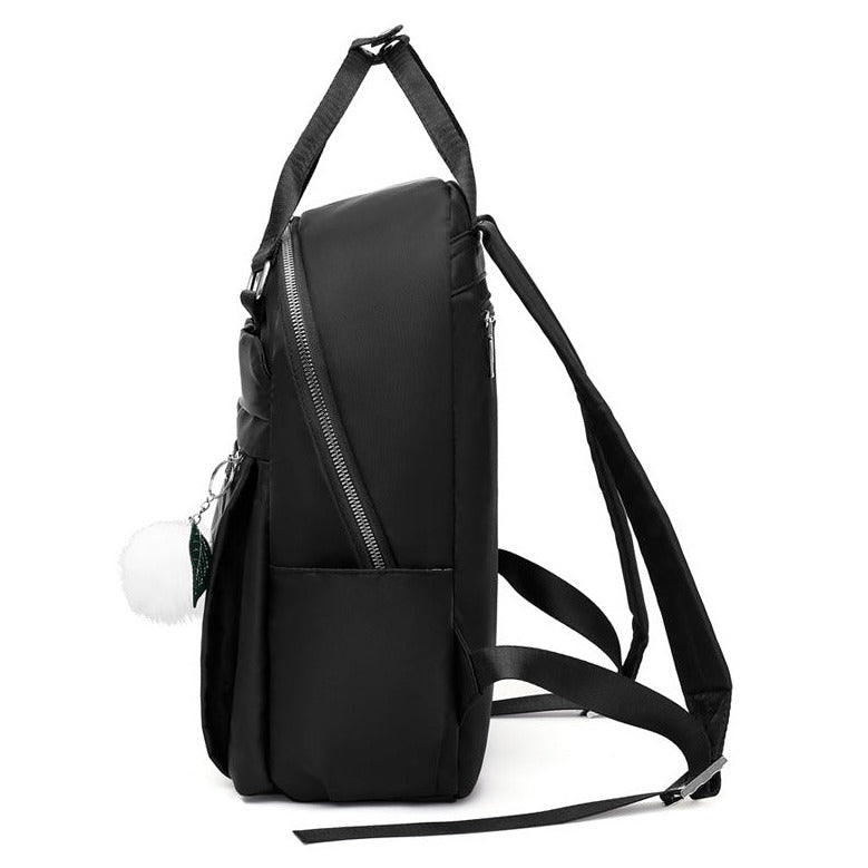Modern School Backpack | Minimalist Design With Pom Pom Charm VexonGear