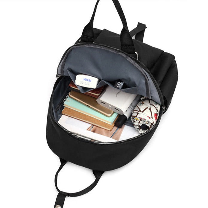 Modern School Backpack | Minimalist Design With Pom Pom Charm VexonGear