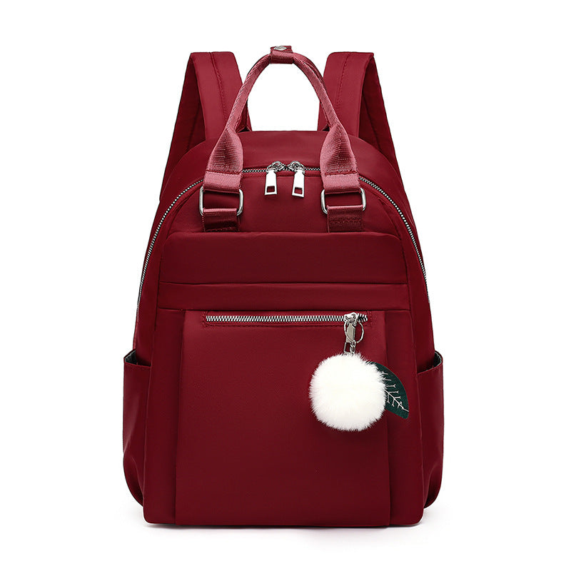 Modern School Backpack | Minimalist Design With Pom Pom Charm VexonGear
