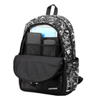 Urban Graphic Backpack | Black & White Geometric Pattern VexonGear