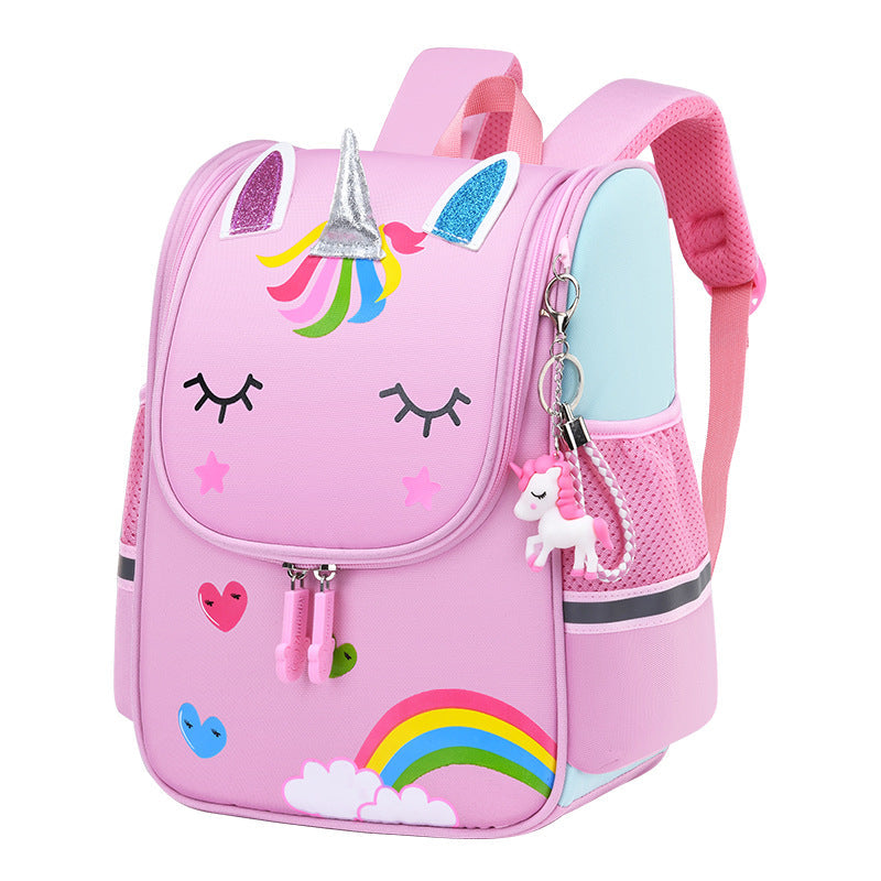 Kids Unicorn Backpack | Rainbow Design With Glitter Details VexonGear