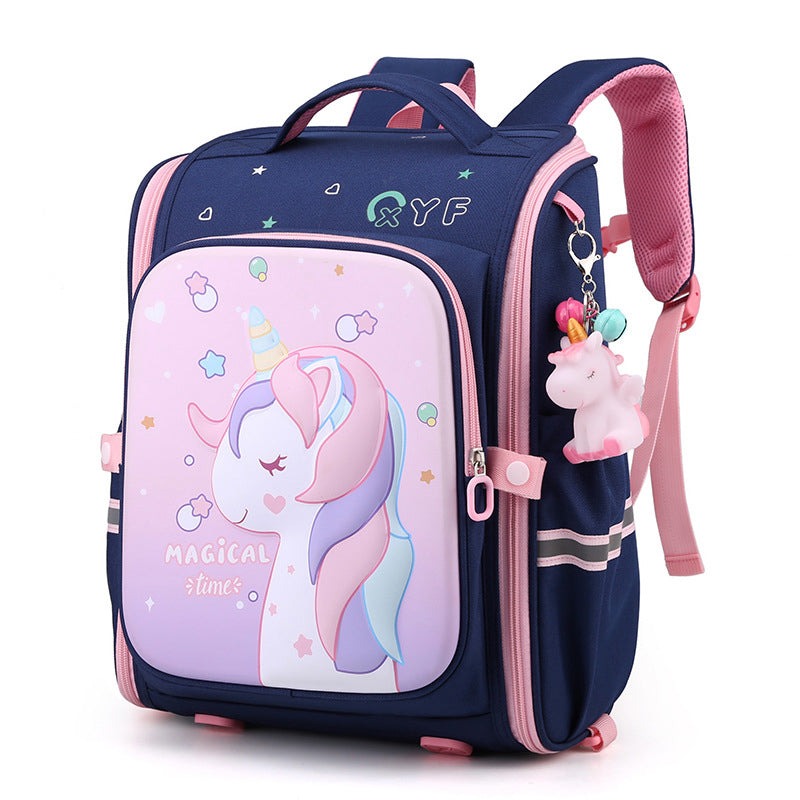 Kids Unicorn Backpack | Full-Open Design With Pastel Print VexonGear