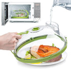 Microwave Food Cover | Steam Vent Splatter Guard With Handle VexonGear