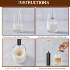 Electric Milk Frother | Professional Handheld Coffee Whisk VexonGear