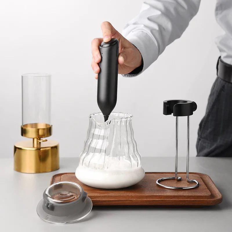 Electric Milk Frother | Professional Handheld Coffee Whisk VexonGear