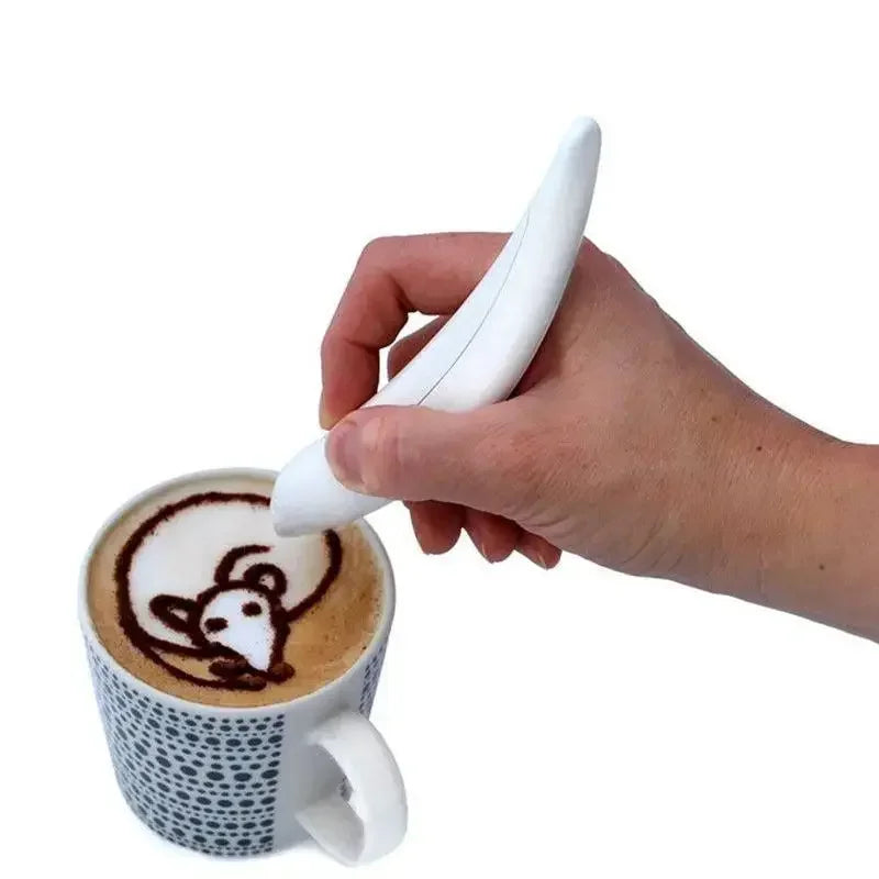 Electric Latte Art Pen | Professional Coffee Design Tool VexonGear