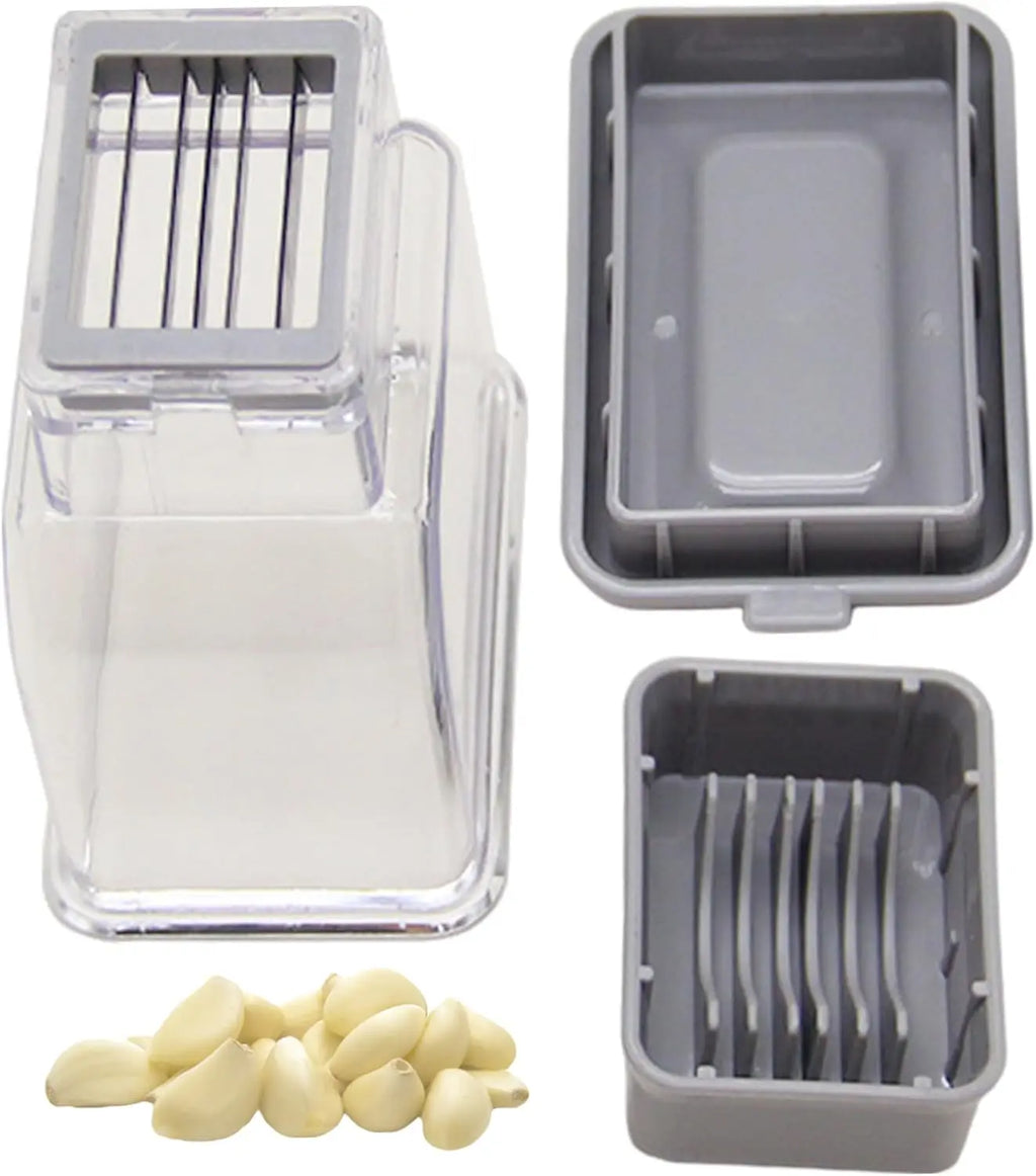 Kitchen Garlic Press | Quick-Cut Container Design VexonGear