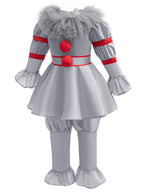 Halloween Clown Costume | Victorian Style Dress with Ruffles VexonGear