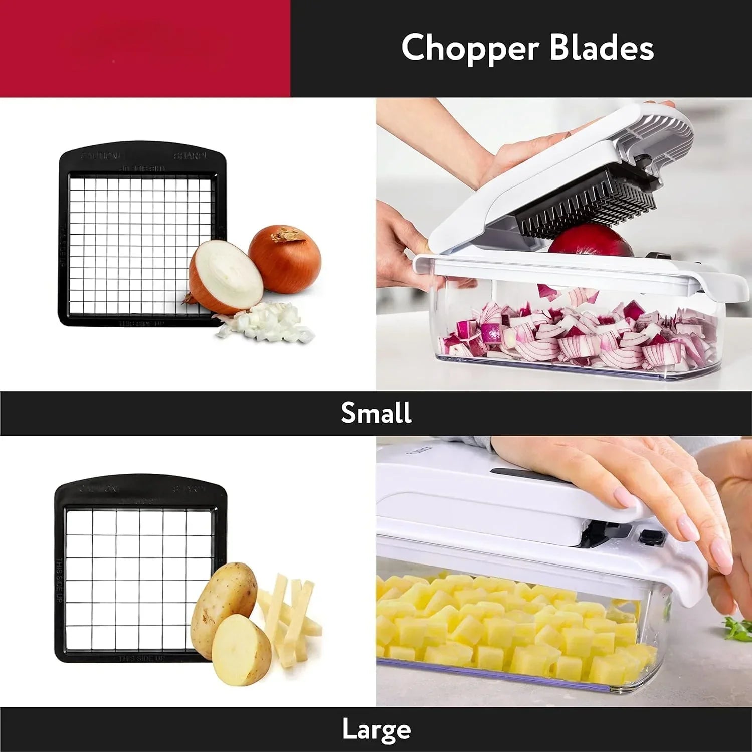 Multi-Function Vegetable Chopper | 6-in-1 Food Prep System VexonGear