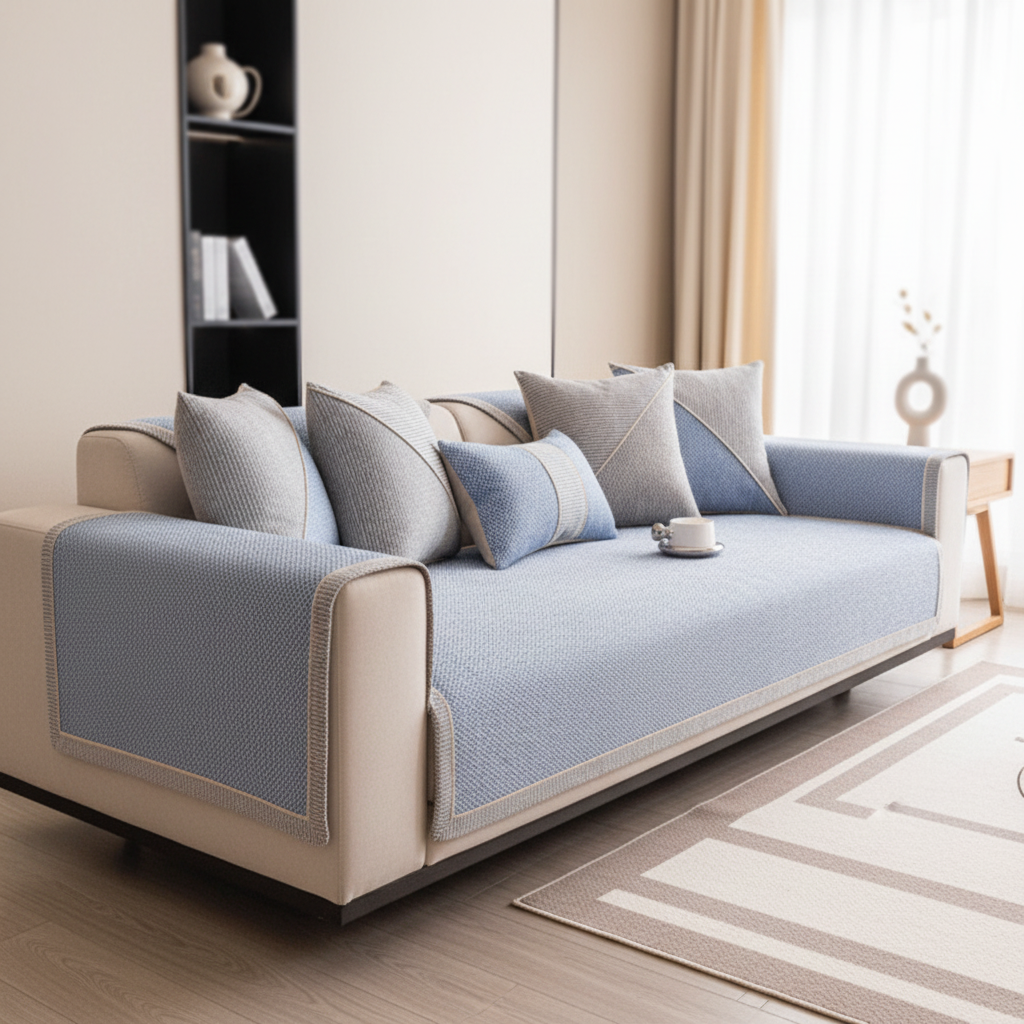 Vexon Non-Slip Cotton-Linen Sofa Cover for All Seasons VexonGear