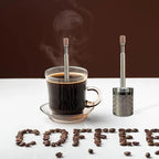 Portable French Press Coffee & Tea Maker | Stainless Steel Travel Brewer VexonGear