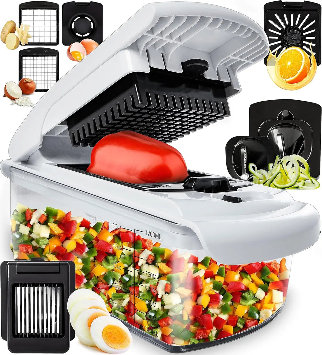 Multi-Function Vegetable Chopper | 6-in-1 Food Prep System VexonGear