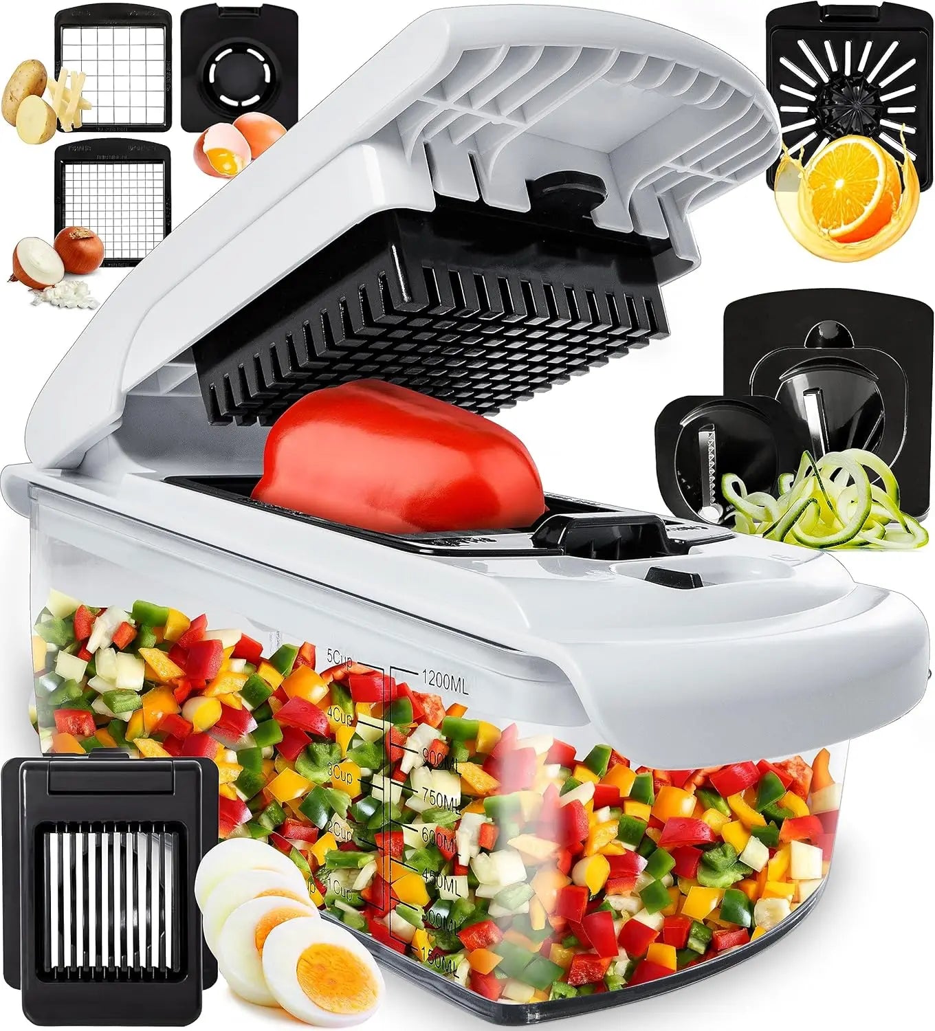 Multi-Function Vegetable Chopper | 6-in-1 Food Prep System VexonGear