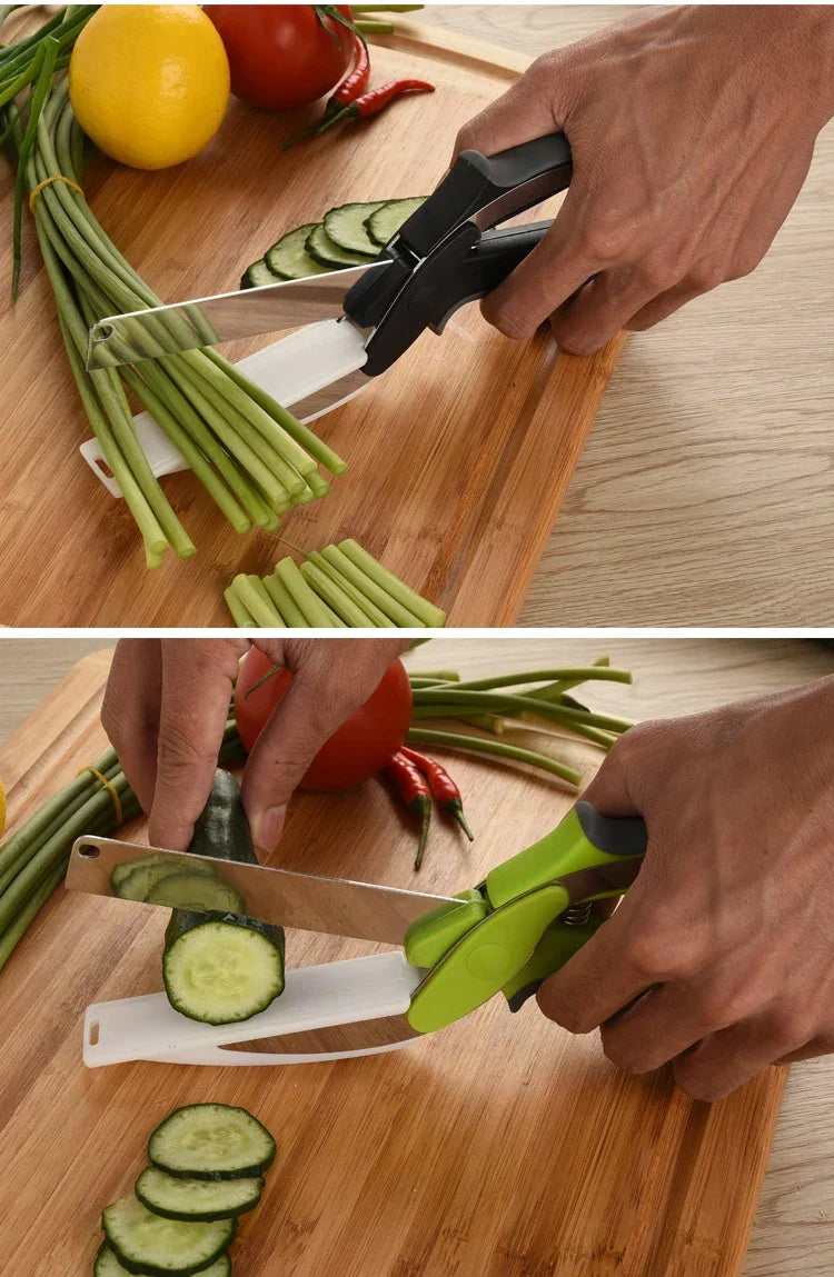 Smart Kitchen Scissors | 2-in-1 Cutting Board Design VexonGear