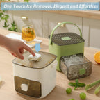 Modern Ice Cube Maker | Double Layer Storage With Handle VexonGear