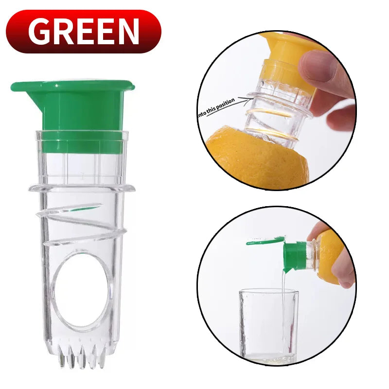 Manual Citrus Juicer | Handheld Lemon Orange Squeezer With Strainer VexonGear