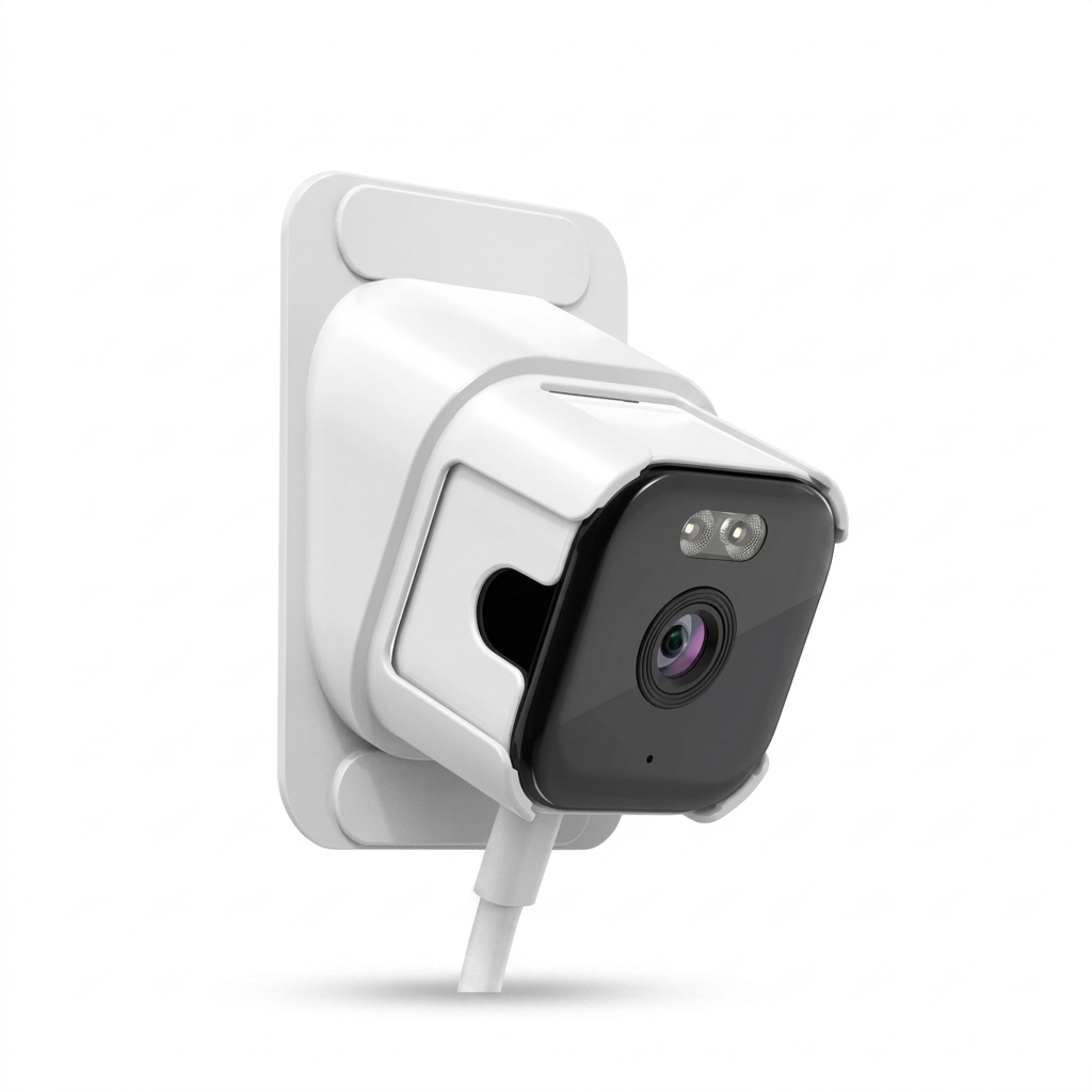 Security Camera Window Mount 2K USB Color Night Vision