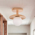 Ceiling Light Semi Flush Round LED Hardwired Indoor Ceiling Fixture VexonGear