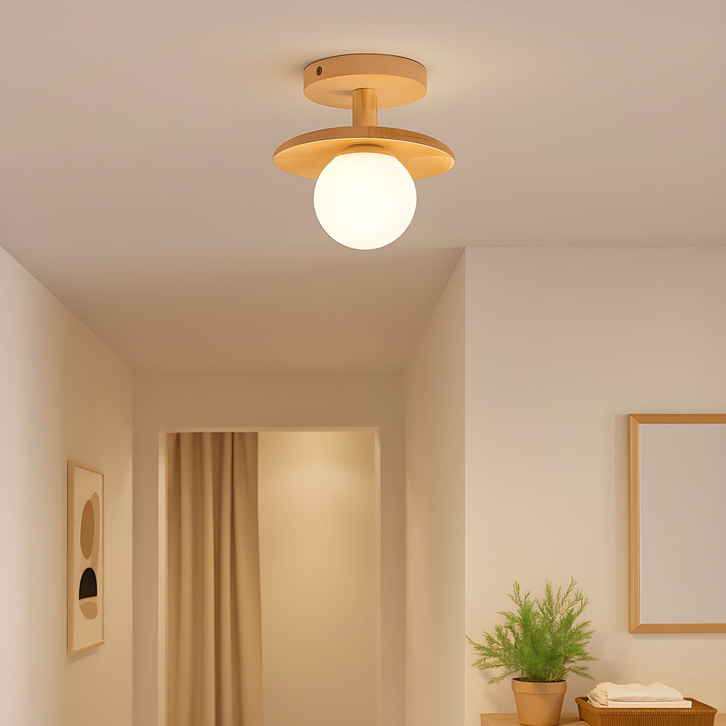 Ceiling Light Semi Flush Round LED Hardwired Indoor Ceiling Fixture VexonGear
