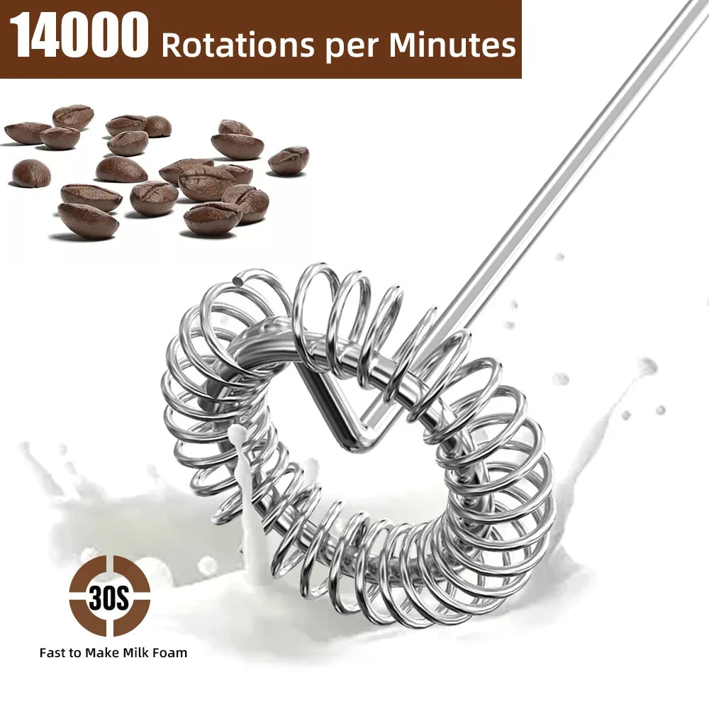 Electric Milk Frother | Professional Handheld Coffee Whisk VexonGear