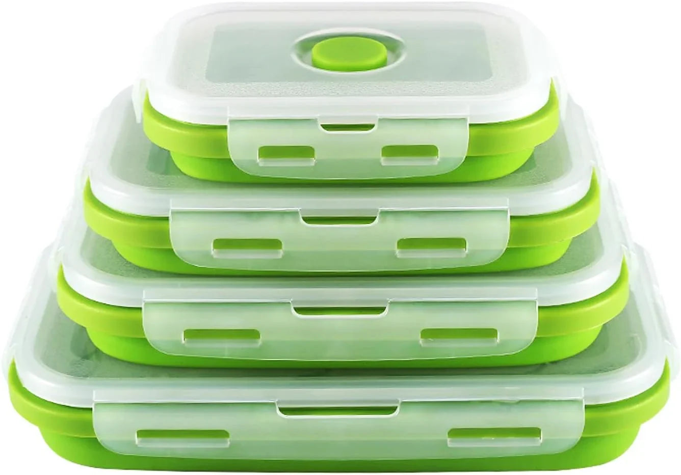 Collapsible Silicone Food Containers | Leak-Proof Storage Set VexonGear