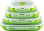 Collapsible Silicone Food Containers | Leak-Proof Storage Set VexonGear