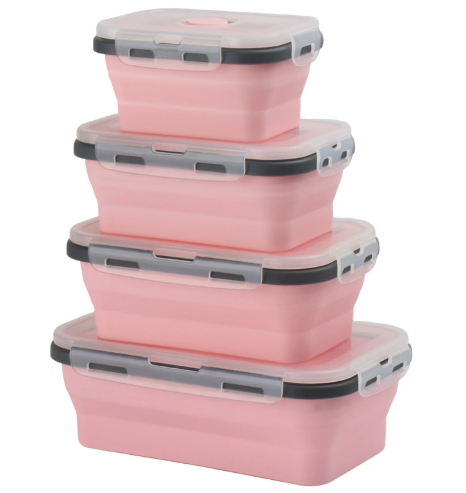 Collapsible Silicone Food Containers | Leak-Proof Storage Set VexonGear