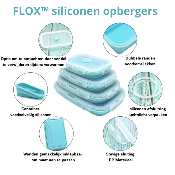 Collapsible Silicone Food Containers | Leak-Proof Storage Set VexonGear