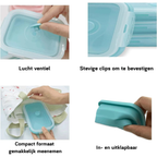 Collapsible Silicone Food Containers | Leak-Proof Storage Set VexonGear