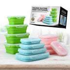 Collapsible Silicone Food Containers | Leak-Proof Storage Set VexonGear