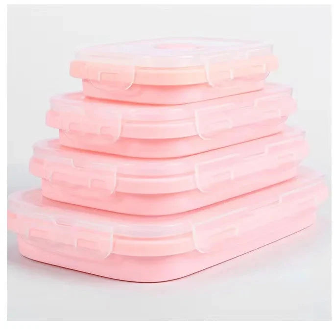 Collapsible Silicone Food Containers | Leak-Proof Storage Set VexonGear
