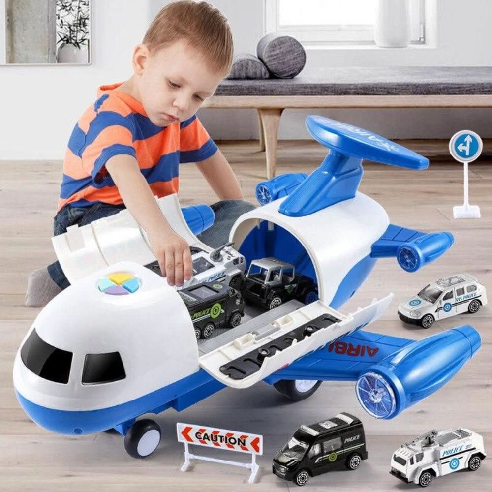 Vexon Adventure Airplane Play Set with Vehicles