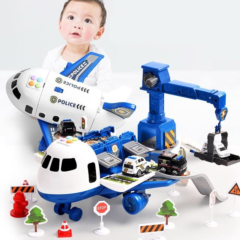 Vexon Adventure Airplane Play Set with Vehicles